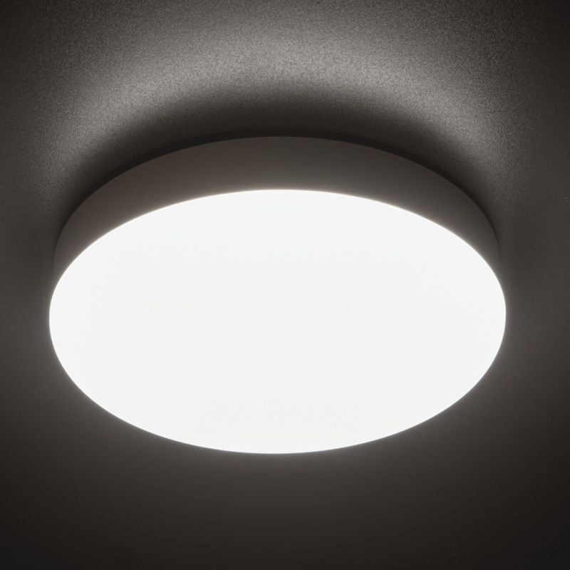 Plafon sufitowy nowoczesny Kanlux Iper biały LED 35W 4000K 4200lm czujnik IP65 wym: 5,5 x 35 x 35 cm tworzywo sztuczne - 1 szt.