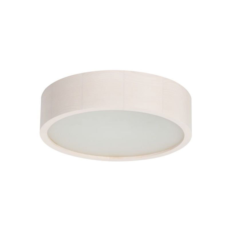 Plafon sufitowy nowoczesny Kanlux Jasmin naturalne drewno-biały  1 x E27 x  IP20 wym: 8 x 28 x 28 cm - 1 szt.