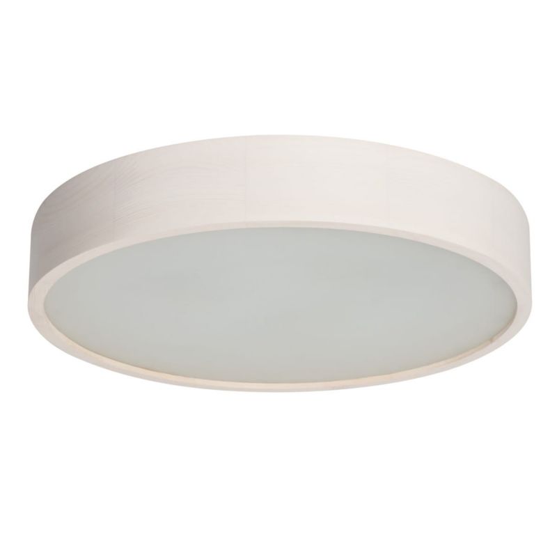 Plafon sufitowy nowoczesny Kanlux Jasmin naturalne drewno-biały  3 x E27 x 40W IP20 wym: 8 x 48 x 48 cm - 1 szt.