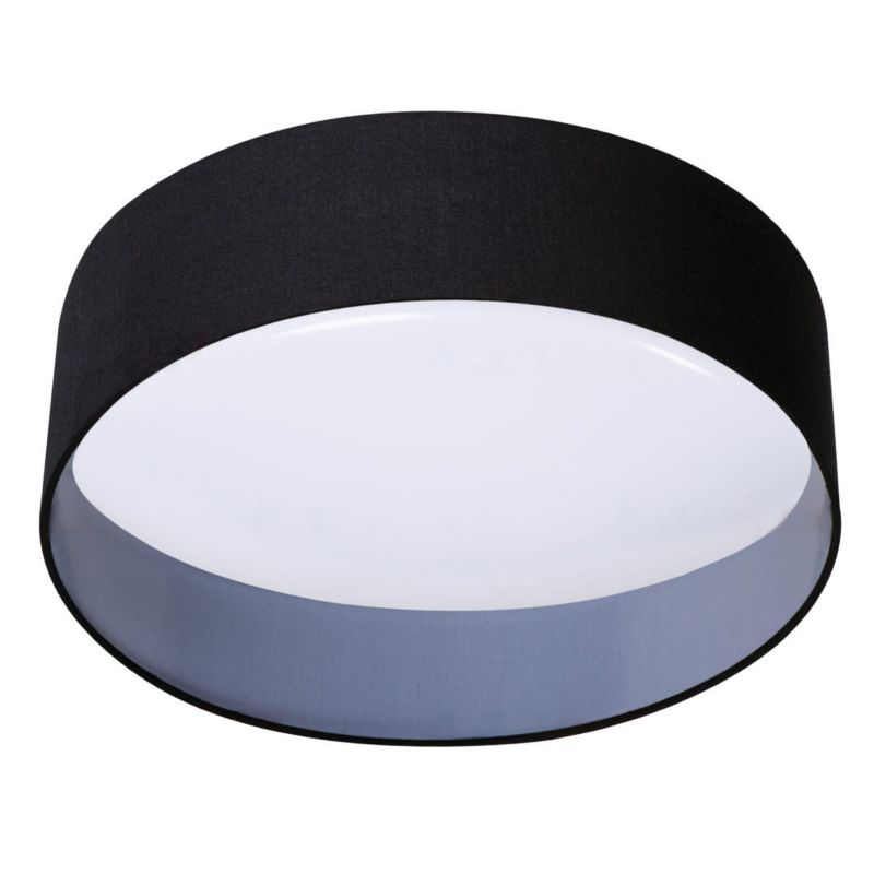 Plafon sufitowy nowoczesny Kanlux Rifa czarno-biały LED 17.5W 4000K 1500lm okrągły IP20 wym: 11,6 x 40 x 40 cm - 1 szt.