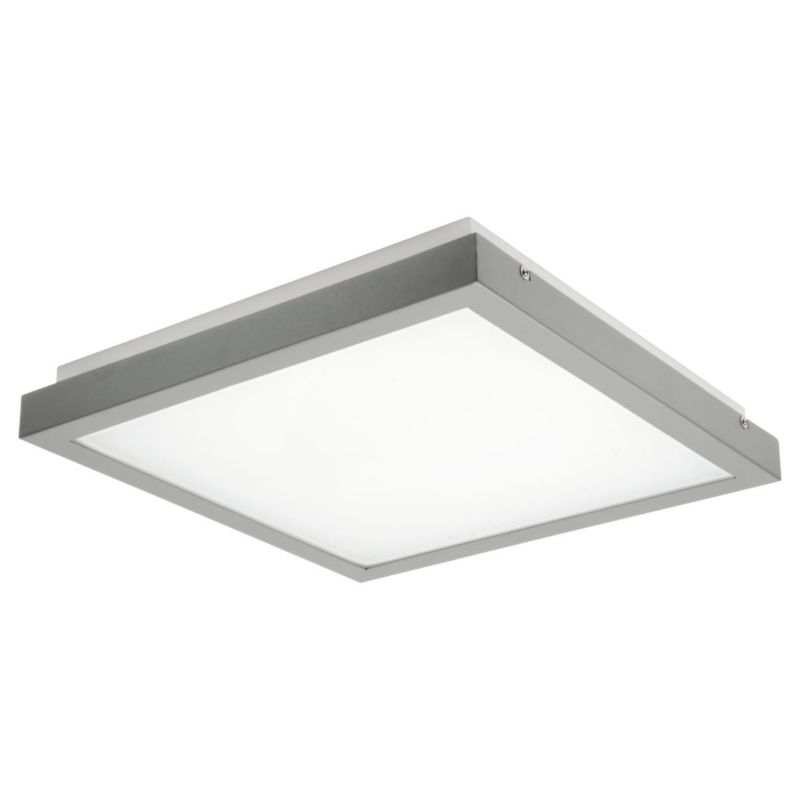 Plafon sufitowy nowoczesny Kanlux Tybia szaro-biały LED 38W 4000K 3500lm  IP20 wym: 6 x 41 x 41 cm tworzywo sztuczne - 1 szt.