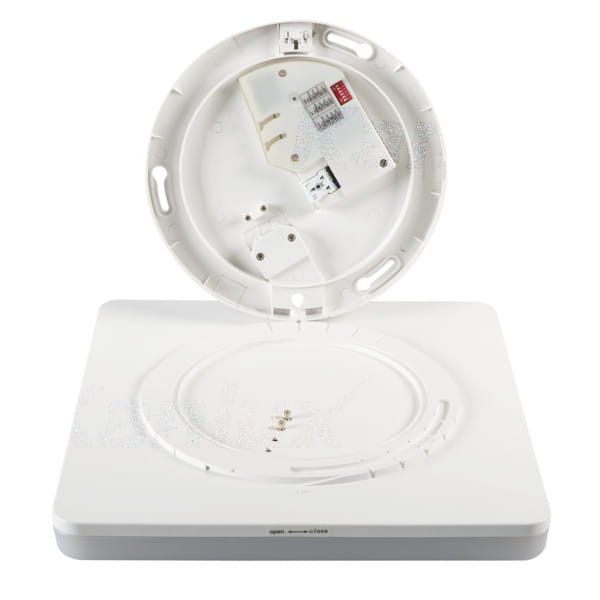 Plafon sufitowy nowoczesny Kanlux Verso biały LED 18W 4000K 1700lm  IP54 wym: 5 x 28 x 28 cm tworzywo sztuczne - 1 szt.