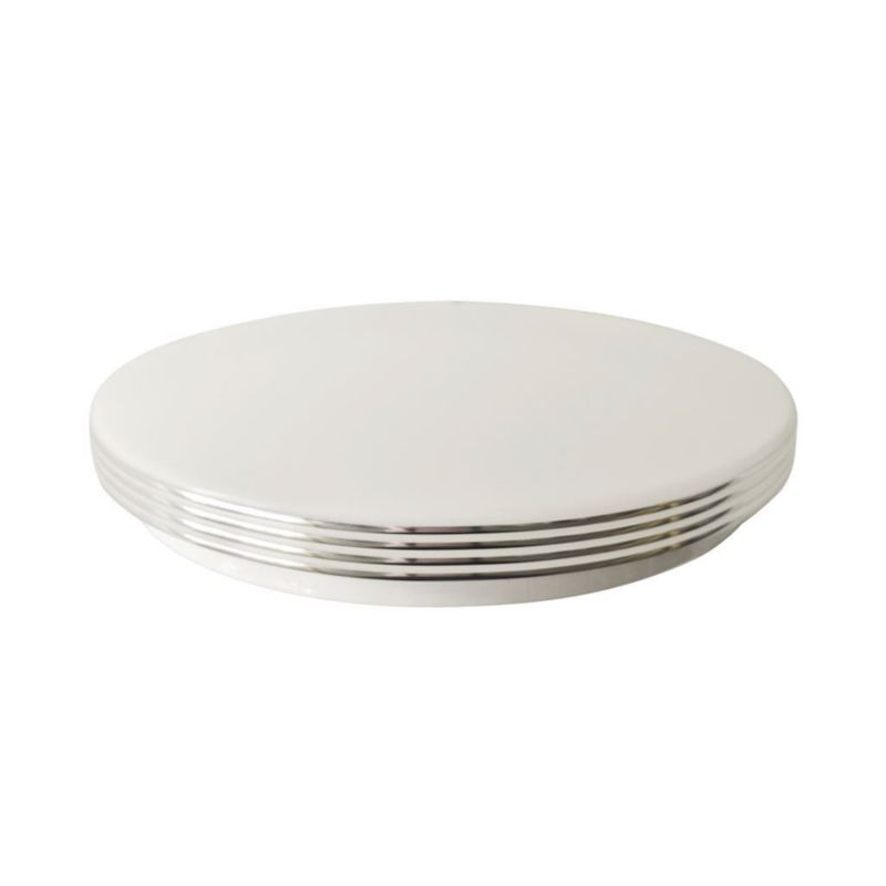 Plafon sufitowy nowoczesny Milagro Bravo biały chromowany LED 16W 4000K   IP44 wym: 6 x 33 x 33 cm metal - 1 szt.