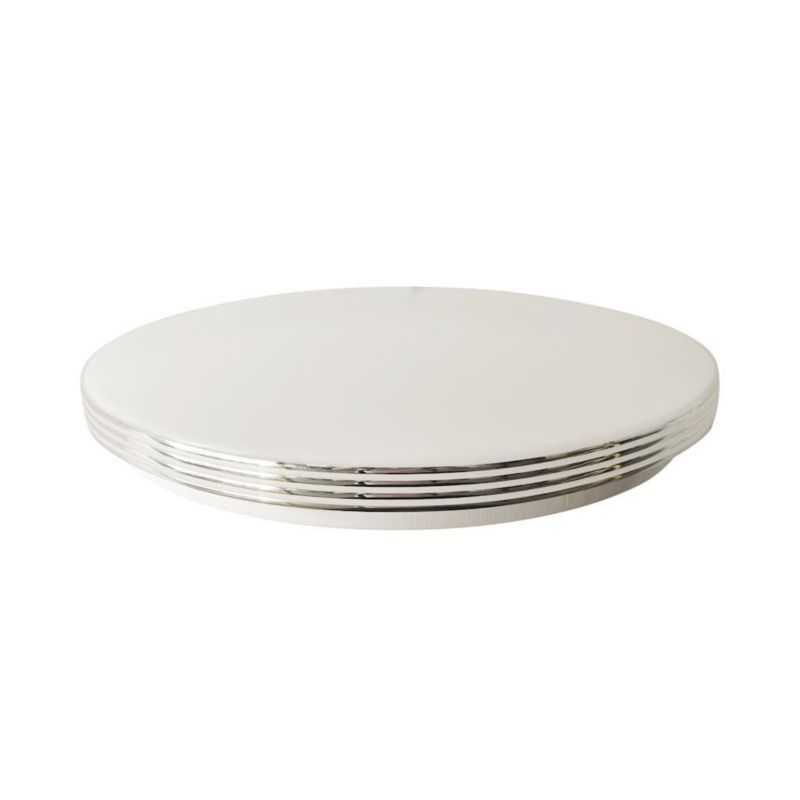 Plafon sufitowy nowoczesny Milagro Bravo biały chromowany LED 20W 4000K   IP44 wym: 6 x 39 x 39 cm metal - 1 szt.