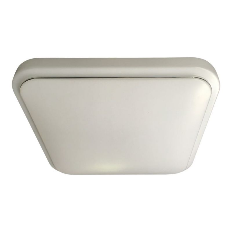Plafon sufitowy nowoczesny Milagro Greg biały LED 18W 4000K 1530lm  IP20 wym: 6 x 33 x 33 cm tworzywo sztuczne - 1 szt.