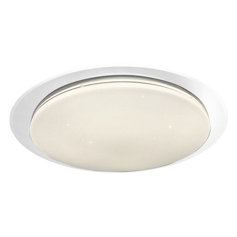 Plafon sufitowy nowoczesny Milagro Ontario biały LED 24W 3000K-6000K 1800lm  IP20 wym: 7 x 40 x 40 cm tworzywo sztuczne - 1 szt.