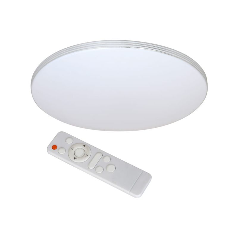Plafon sufitowy nowoczesny Milagro Siena biały LED 25W 3000K-6000K 2500lm  IP20 wym: 9 x 37 x 37 cm tworzywo sztuczne - 1 szt.