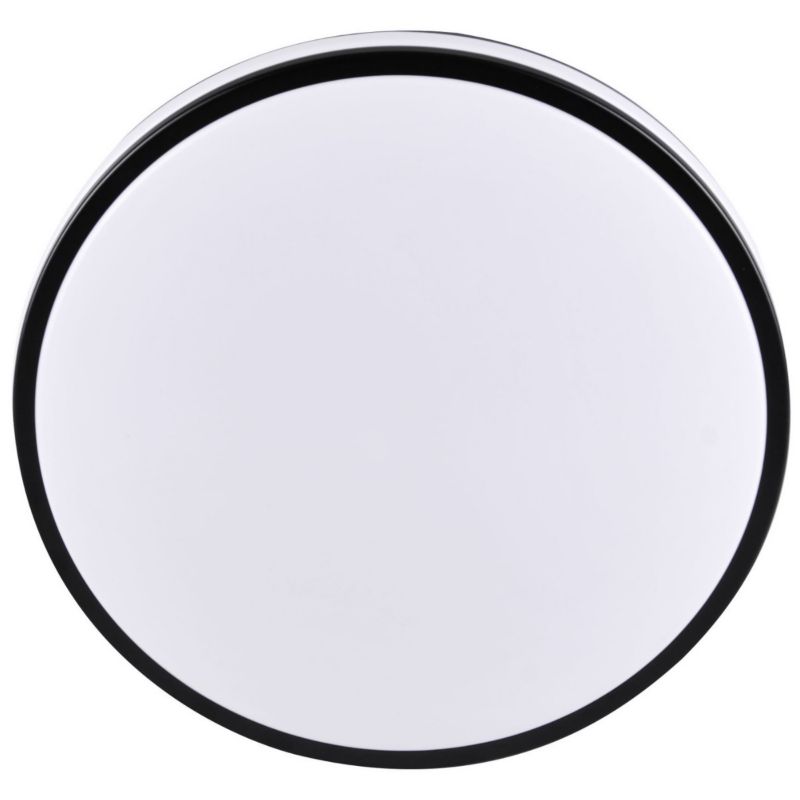 Plafon sufitowy nowoczesny Polux Orbit  czarno-biały LED 24W 4000K 2600lm  IP20 wym: 7 x 38 x 38 cm tworzywo sztuczne - 1 szt.
