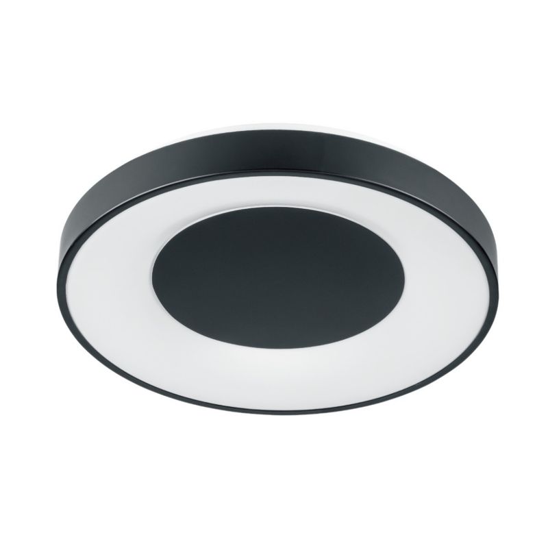 Plafon sufitowy nowoczesny Polux Witold czarno-biały LED 48W 3000K-6000K 5300lm  IP44 wym: 6,5 x 38,5 x 38,5 cm - 1 szt.