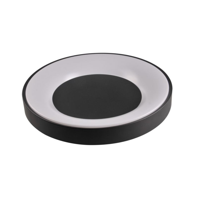Plafon sufitowy nowoczesny Polux Witold czarno-biały LED 48W 3000K-6000K 5300lm  IP44 wym: 6,5 x 38,5 x 38,5 cm - 1 szt.