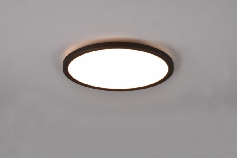 Plafon sufitowy nowoczesny RL Aureo czarno-biały LED 18W 3000K-6500K 2200lm  IP20 wym: 2 x 29 x 29 cm tworzywo sztuczne - 1 szt.