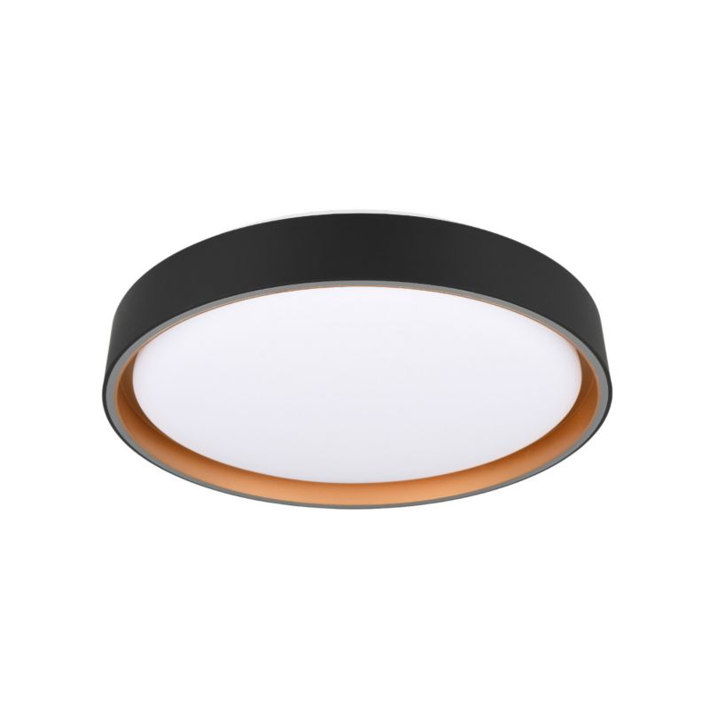 Plafon sufitowy nowoczesny RL Felis czarno-złoty-odcienie złota LED 24W 2700K-6500K 2500lm  IP20 wym: 7,5 x 40 x 40 cm - 1 szt.