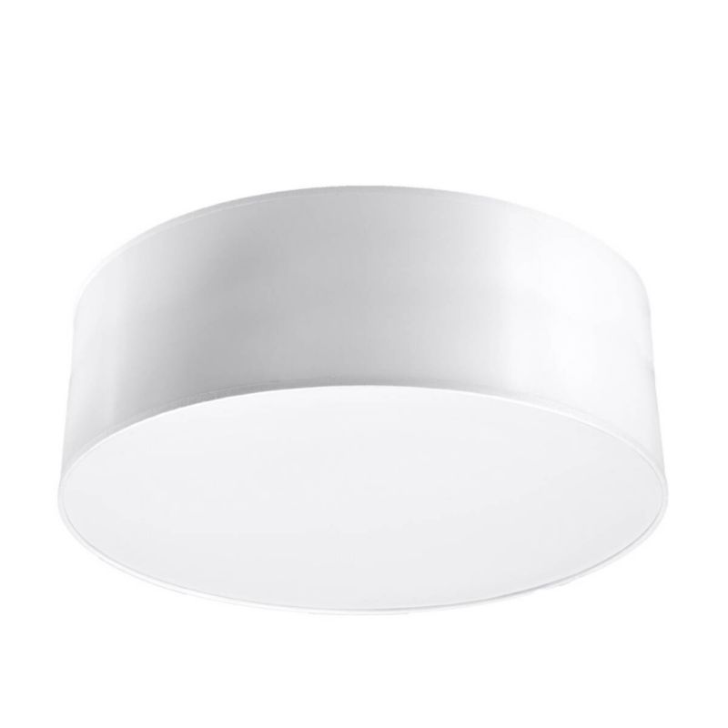 Plafon sufitowy nowoczesny Sollux Lighting Arena biały  1 x E27 x 15W IP20 wym: 11 x 25 x 25 cm - 1 szt.