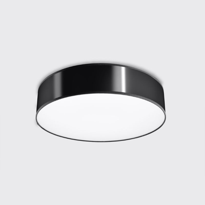 Plafon sufitowy nowoczesny Sollux Lighting Arena czarny  4 x E27 x 15W IP20 wym: 11 x 55 x 55 cm - 1 szt.