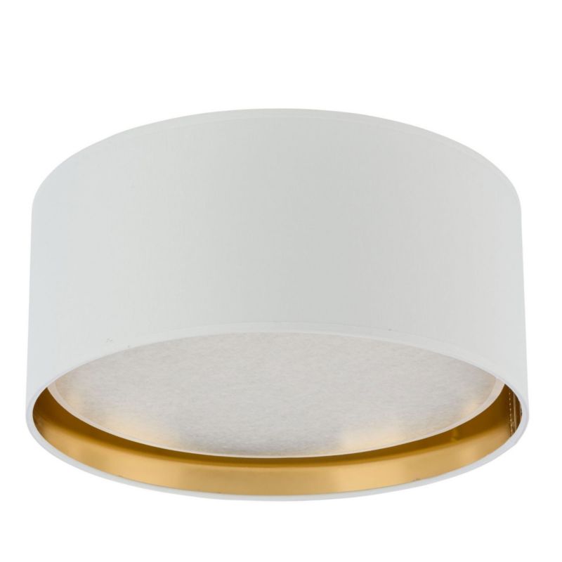 Plafon sufitowy nowoczesny TK-Lighting Bilbao biało-złoty  4 x E27 x 15W IP20 wym: 17 x 45 x 45 cm - 1 szt.