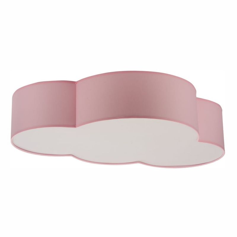 Plafon sufitowy nowoczesny TK-Lighting Cloud biało-różowy  4 x E27 x 15W IP20 wym: 13 x 45 x 62 cm - 1 szt.