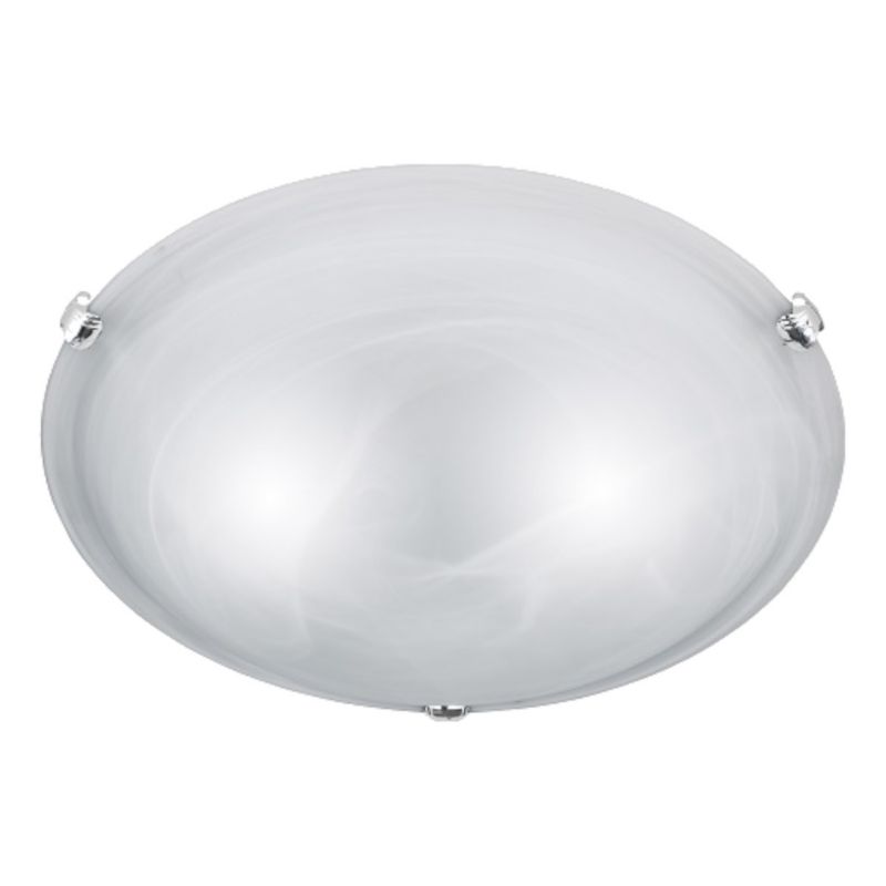 Plafon sufitowy nowoczesny Trio Adrian srebrno-biały  2 x E27 x 40W IP20 wym: 10 x 40 x 40 cm - 1 szt.