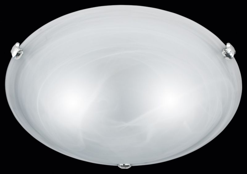 Plafon sufitowy nowoczesny Trio Adrian srebrno-biały  2 x E27 x 40W IP20 wym: 10 x 40 x 40 cm - 1 szt.