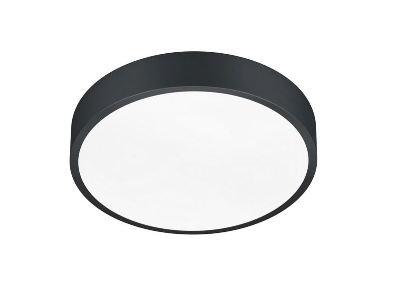 Plafon sufitowy nowoczesny Trio Waco czarno-biały LED 28W 2700K-6000K 3200 lm  IP20 wym: 6,5 x 31 x 31 cm metal - 1 szt.