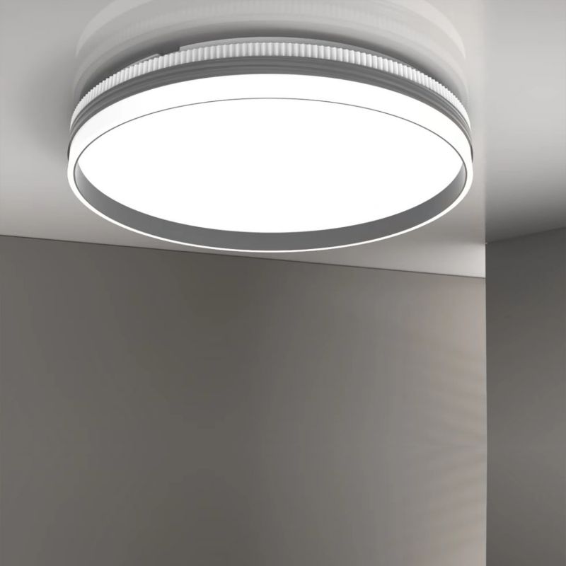 Plafon sufitowy Polux Barbara czarno-biały LED 72W 3000K-6000K 8000lm  IP44 wym: 8,5 x 48,5 x 48,5 cm tworzywo sztuczne - 1 szt.