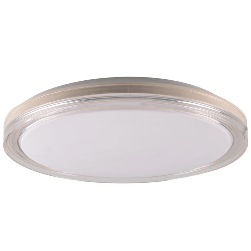 Plafon sufitowy Polux Cassandra biało-kremowy LED 72W 3000K-6000K 8000lm  IP44 wym: 6,5 x 49 x 49 cm aluminium - 1 szt.