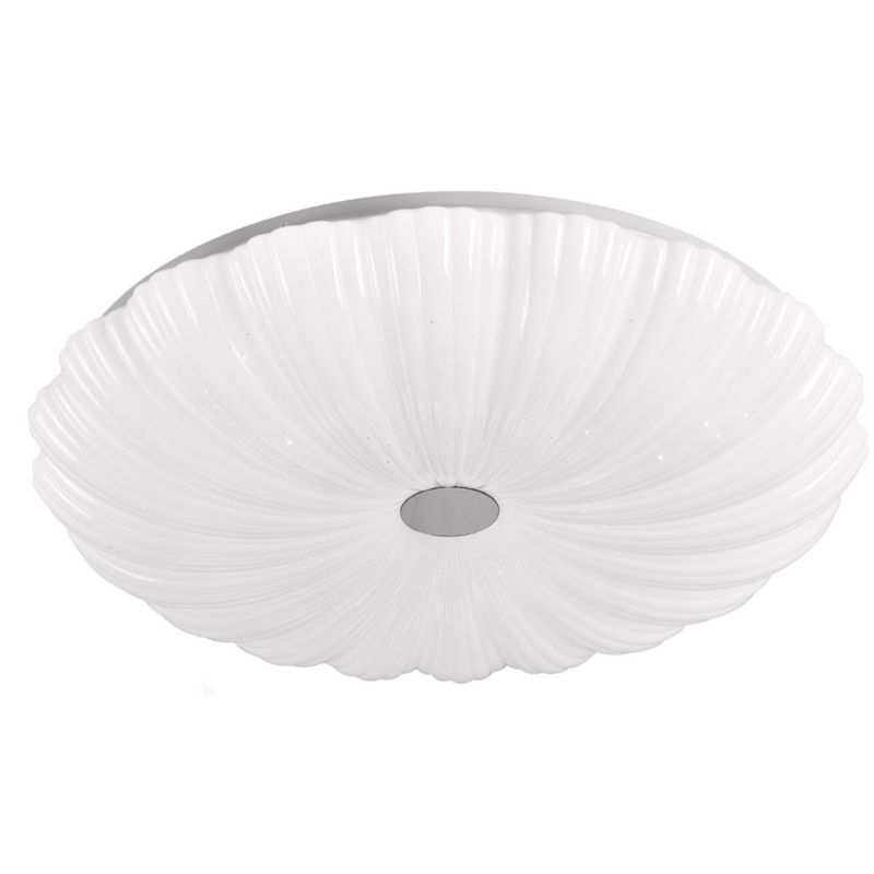 Plafon sufitowy Polux Flower biały LED 72W 3000K-6500K 8000lm  IP20 wym: 9,5 x 48 x 48 cm tworzywo sztuczne - 1 szt.