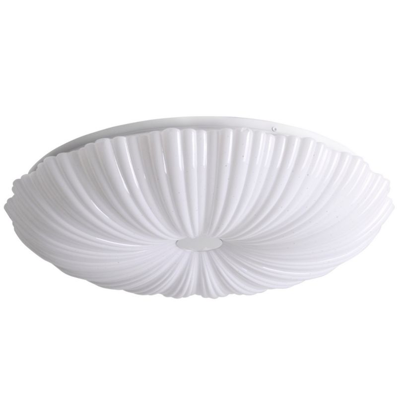 Plafon sufitowy Polux Flower biały LED 72W 3000K-6500K 8000lm  IP20 wym: 9,5 x 48 x 48 cm tworzywo sztuczne - 1 szt.