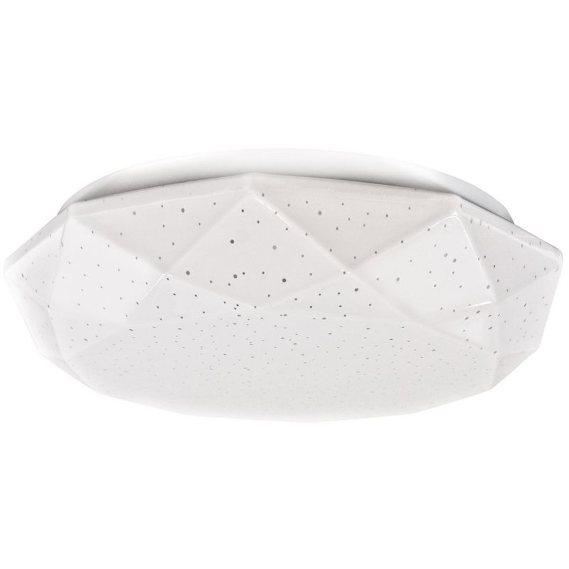 Plafon sufitowy Polux Galaxy  biały LED 12W 4000K 1500lm  IP20 wym: 8 x 26,5 x 26,5 cm tworzywo sztuczne - 1 szt.