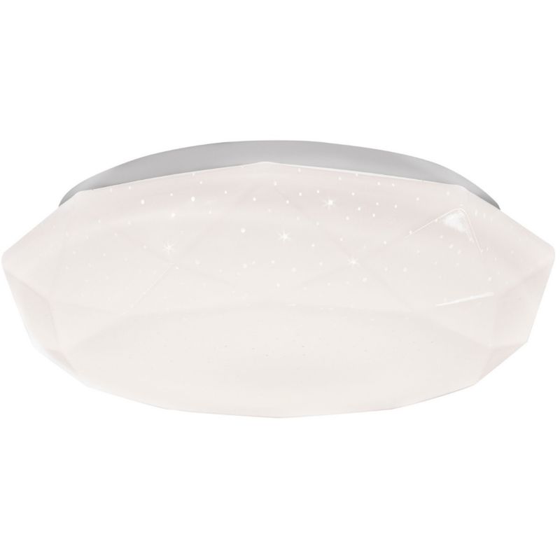 Plafon sufitowy Polux Galaxy  biały LED 12W 4000K 1500lm  IP20 wym: 8 x 26,5 x 26,5 cm tworzywo sztuczne - 1 szt.