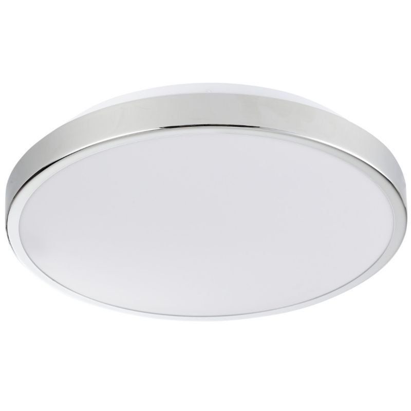 Plafon sufitowy Polux Kern  biały chromowany LED 15W 4000K 1600lm  IP20 wym: 7 x 29 x 29 cm tworzywo sztuczne - 1 szt.