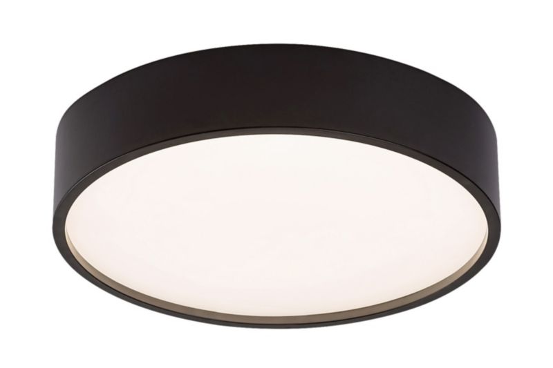 Plafon sufitowy Rabalux Larcia czarno-biały LED 18W 4000K 970lm  IP44 wym: 6,5 x 28 x 28 cm tworzywo sztuczne - 1 szt.
