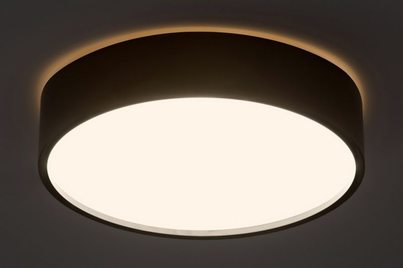 Plafon sufitowy Rabalux Larcia czarno-biały LED 18W 4000K 970lm  IP44 wym: 6,5 x 28 x 28 cm tworzywo sztuczne - 1 szt.