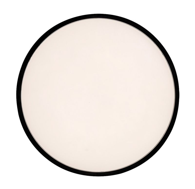 Plafon sufitowy Rabalux Larcia czarno-biały LED 18W 4000K 970lm  IP44 wym: 6,5 x 28 x 28 cm tworzywo sztuczne - 1 szt.