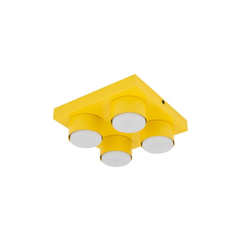 Plafon TK-Lighting Brix żółta lampa sufitowa 4x GX53 8W 3000K -1szt