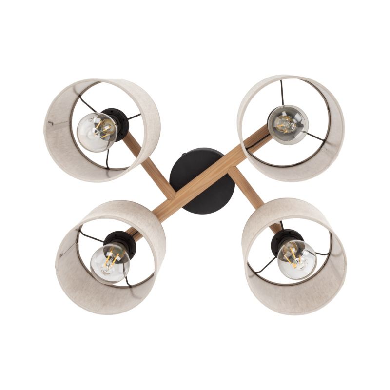 Plafon TK-Lighting Deva Nature Lampa Sufitowa 4 -1szt.