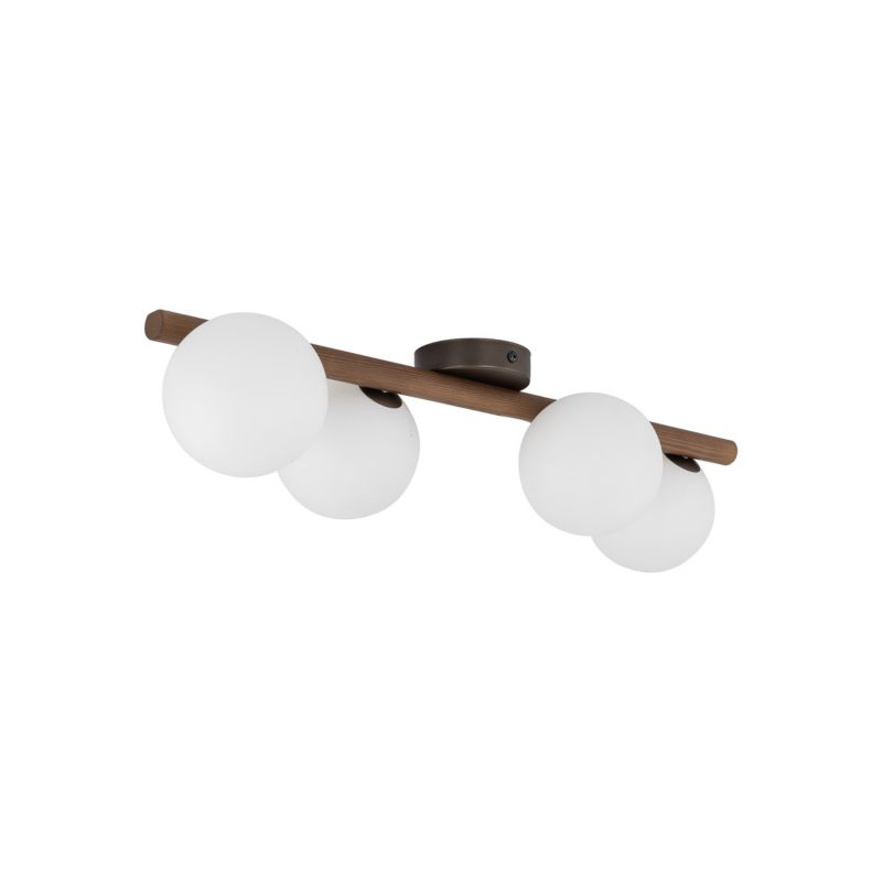 Plafon TK-Lighting Estera drewnno Orzech Lampa Sufitowa 4 - 1 szt.