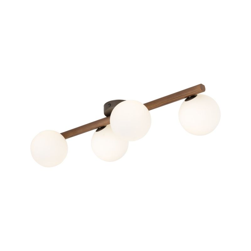 Plafon TK-Lighting Estera drewnno Orzech Lampa Sufitowa 4 - 1 szt.