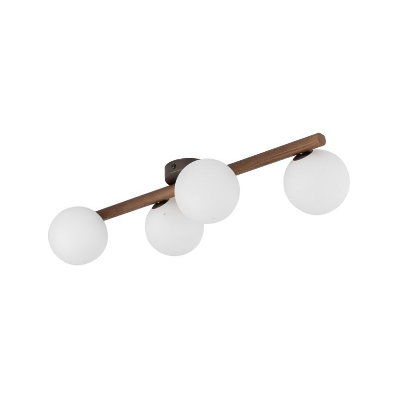 Plafon TK-Lighting Estera drewnno Orzech Lampa Sufitowa 4 - 1 szt.