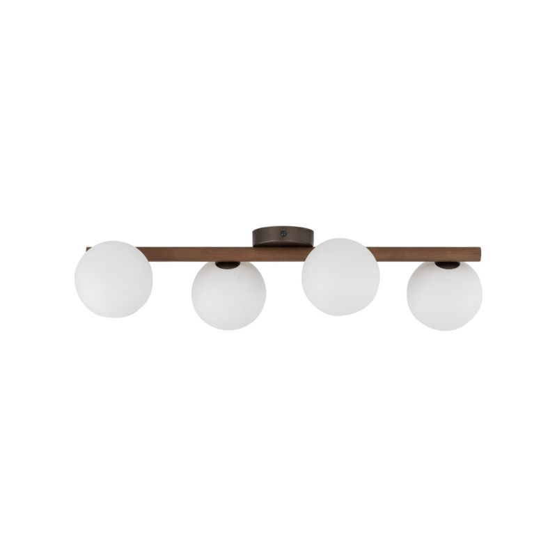 Plafon TK-Lighting Estera drewnno Orzech Lampa Sufitowa 4 - 1 szt.