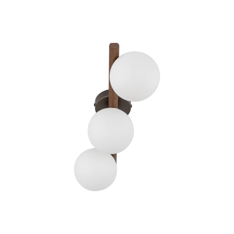 Plafon TK-Lighting Estera drewno Orzech Lampa Sufitowa 3 - 1 szt.