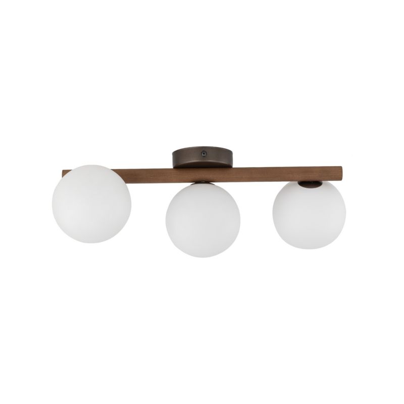 Plafon TK-Lighting Estera drewno Orzech Lampa Sufitowa 3 - 1 szt.
