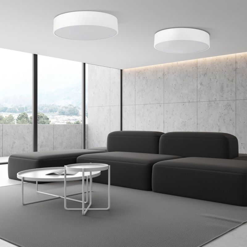 Plafon TK Lighting Livo 4 x E27 IP54 biały