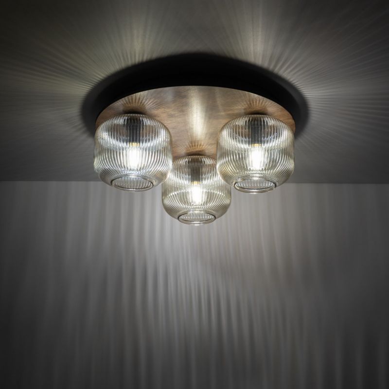 Plafon TK-Lighting Salvia Brown Lampa Sufitowa 3Xe14 -1szt.