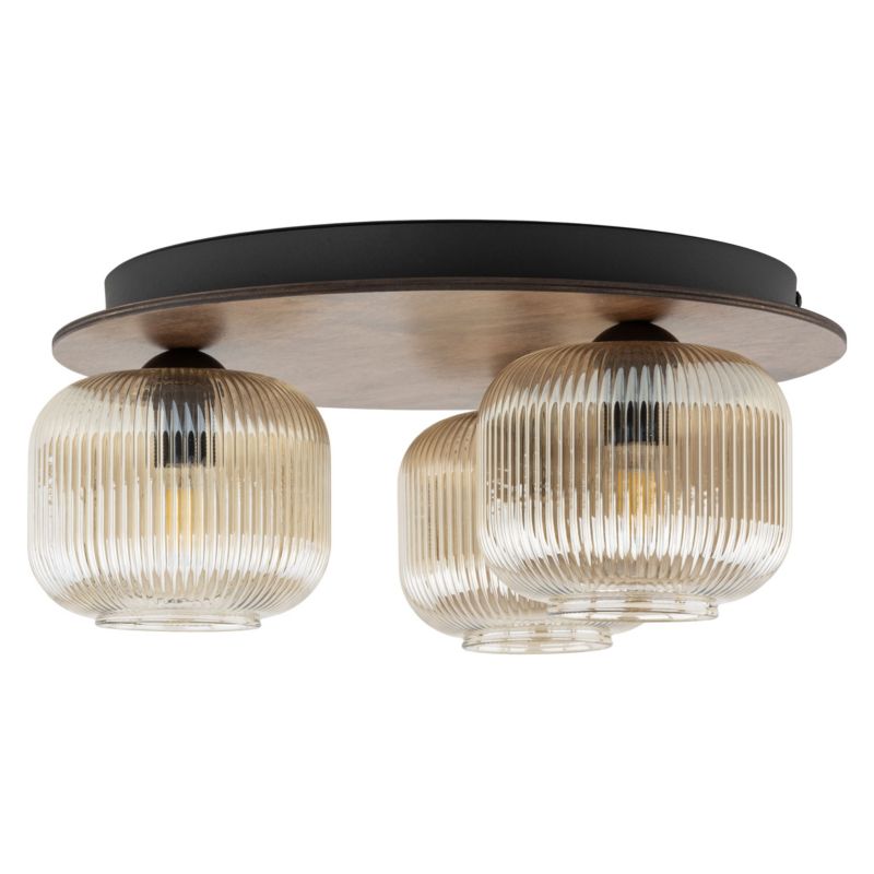 Plafon TK-Lighting Salvia Brown Lampa Sufitowa 3Xe14 -1szt.