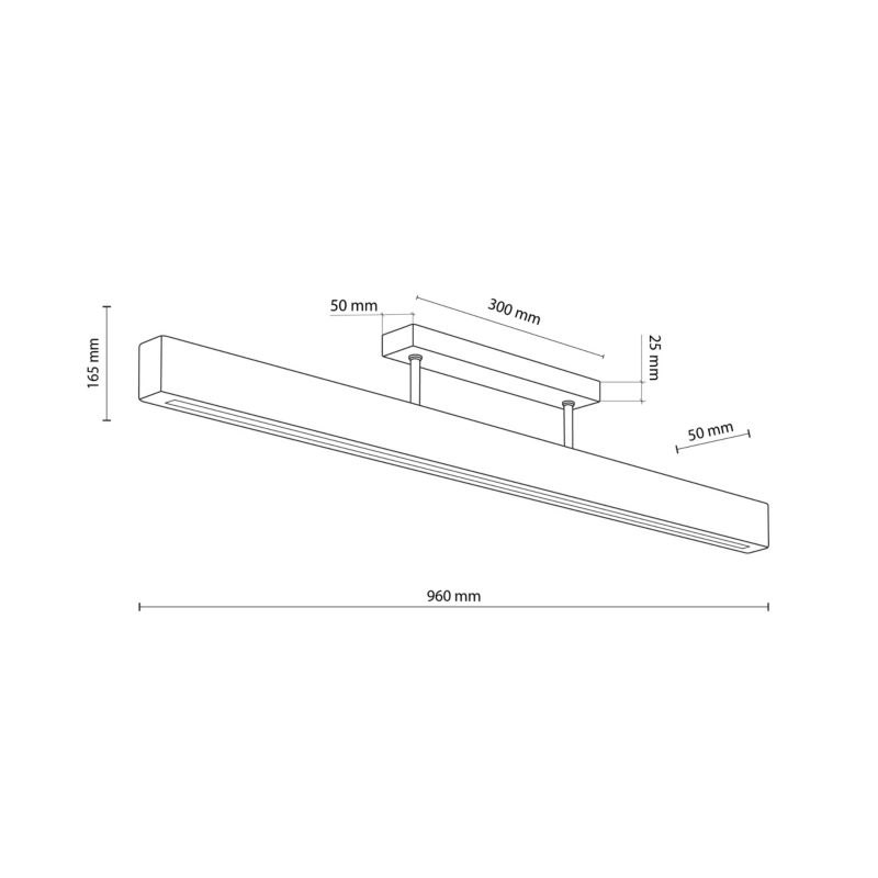Plafon TK-Lighting Teo Led drewno Sosna Lampa Sufitowa - 1 szt.
