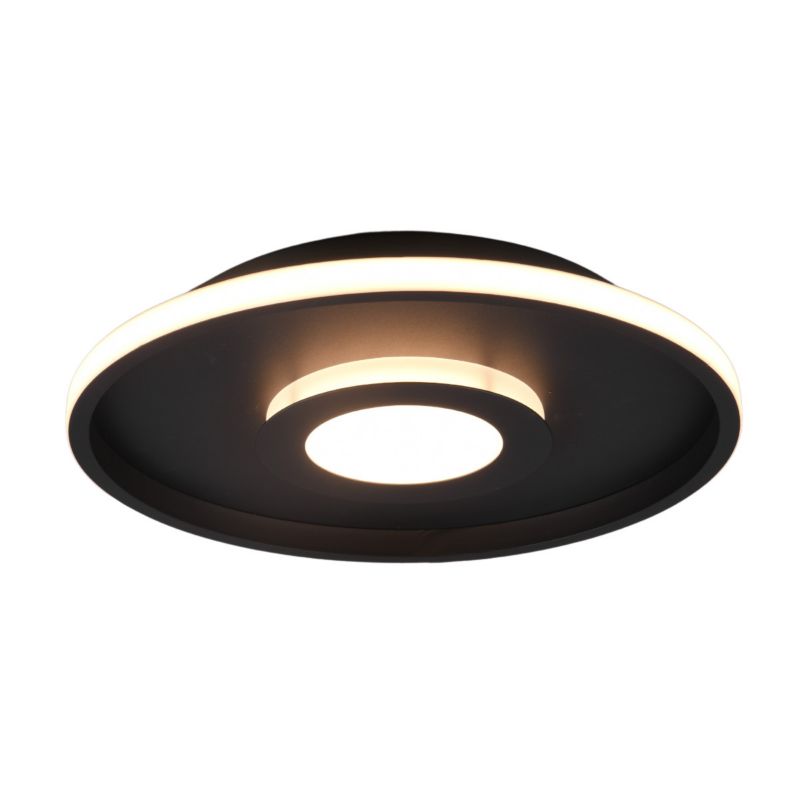 Plafon Trio Ascari czarno-biały LED 35W 3000K 4100 lm łazienkowy IP44 wym: 6,8 x 40 x 40 cm metal - 1 szt.