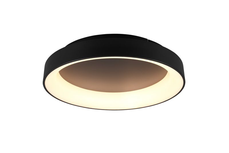 Plafon Trio AVELON czarny okrągły 60cm LED 48W 2700-6000K 5600lm IP20 - 1 szt.