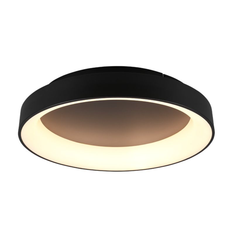 Plafon Trio Girona czarno-biały LED 48W 2700K-6000K 5600 lm  IP20 wym: 12 x 60 x 60 cm metal - 1 szt.