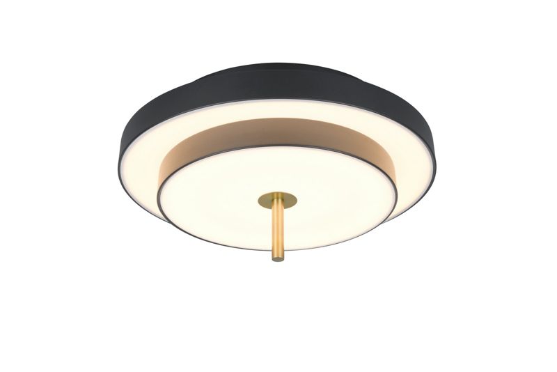 Plafon Trio KEATON czarno-złoty-biały okrągły 40cm LED 34W 2300/3000/4000K 4000lm IP20 - 1 szt.