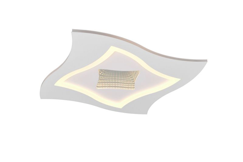 Plafon Trio KLINT biały niestandardowy 50cm LED 21W 2700 - 6500 + RGBK 2350lm IP20 - 1 szt.